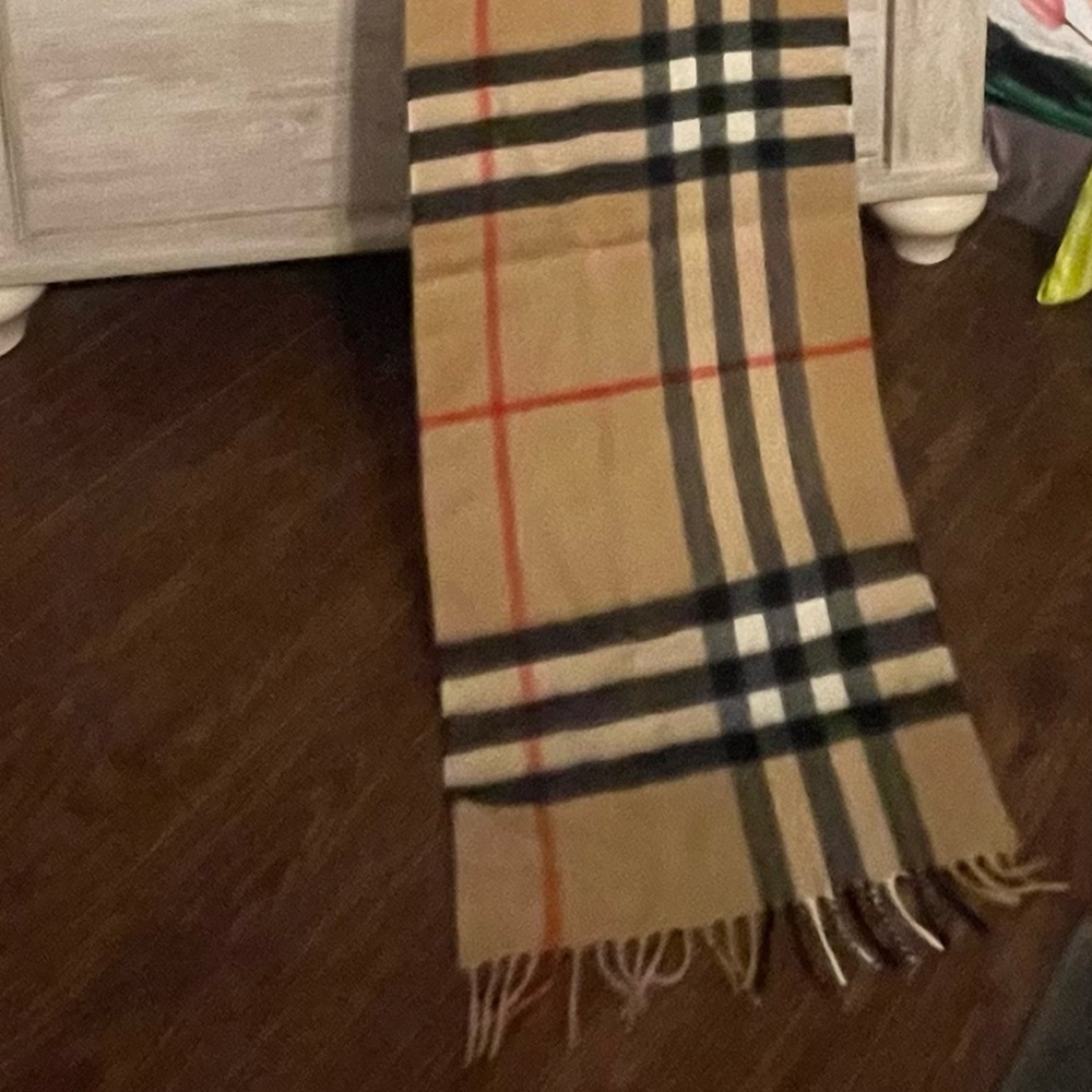 Burberry Classic Check Cashmere Scarf